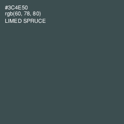 #3C4E50 - Limed Spruce Color Image